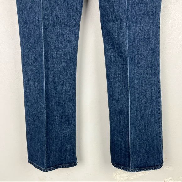 DKNY Soho Boot Jeans Dark Blue Mid Rise Bootcut Womens 4 Denim Casual - Picture 8 of 10
